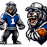 do unique bear mascot logo design