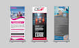 design professional roll up, retractable, pull up banner