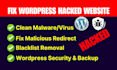 wordpress malware removal, fix your hacked website, wordpress security