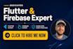 be your dedicated flutter firebase developer for mobile app development