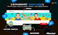 create banner and logo kids for youtube channel