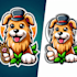 design mascot cartoon logo for your dog