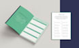 create a clean nonfiction book and interior design