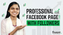 create and optimize a facebook business page with followers