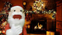 create a personalized video message with the santa claus puppet