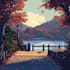 draw pixel landscape and friendship portrait
