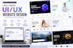 create UI UX website design for enhanced user experience