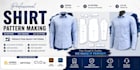 create men and women shirt sewing pattern with marker grading