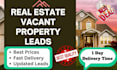 provide motivated vacant property real estate leads