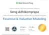 perform business valuation and financial model