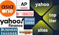 do press release distribution on yahoo finance