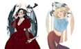 draw a stylish female character illustration