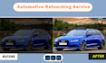 car photo enhancement, retouching, editing