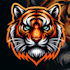 design a high quality tiger mascot logo