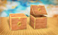 custom handle, press board boxes packaging design
