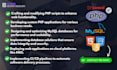 develop and fix PHP, mysql, and javascript code for you