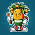 create beautiful and best mango  tree logo