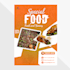 make professional restaurant manu for event
