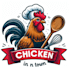 make a high quality rooster chicken mascot logo for you