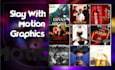 create animation motion poster flyer events, party club