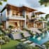 create a professional ai architectural renders and ai art