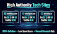 publish article on high da tech sites, SEO backlinks