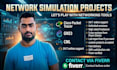 do cisco packet tracer, cml and gns3 projects