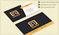 create professional luxury business card with qr code