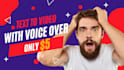 convert blog post, article or script to video with voiceover