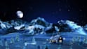 put logo and text christmas greetings video