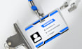 design id badge, name card, lanyard, id card