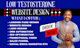 design hospital website low testosterone leads low testosterone landing page