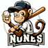 make a luxurious mascot cartoon monkey logo design
