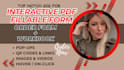 create workbook, fillable pdf form, interactive pdf ebook, order form
