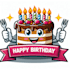 design best quality first class birthday cack logo design