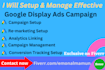 setup and manage effective display ads campaign