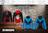 design 3d hoodie with many design