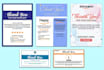 design amazon thank you card, product insert, package insert