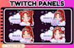 design cute chibi style panels for twitch