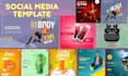 design social media template, instagram post, flyer, banner