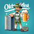 make oktoberfest beer mascot logo design for you