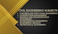 provide writing services on civil engineering topics