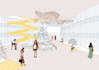create 2d sectional perspectives and render it as per your design