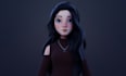 create stylized 3d  character in blender