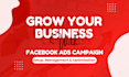 be your facebook ads manager for leads generation