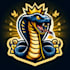 make modern king cobra snake mascot logo design