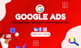 setup and manage google ads adwords ppc campaigns