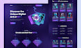 crypto and web3 UI UX landing page design