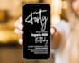 design electronic party invite mobile phone text invitation