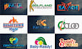 create 3d modern business logo design with copyright license